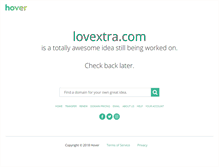 Tablet Screenshot of lovextra.com